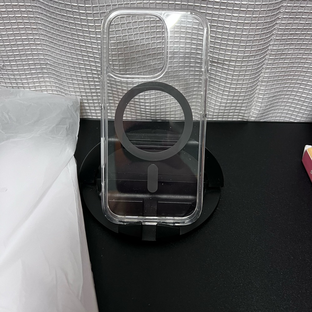 Spigen Gray and Black Case with Ring Holder for Ultimate Protection